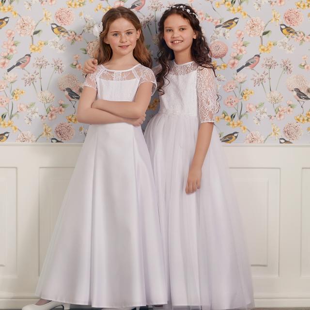 Süsse Kommunonkleider für Kommunon Mädchen