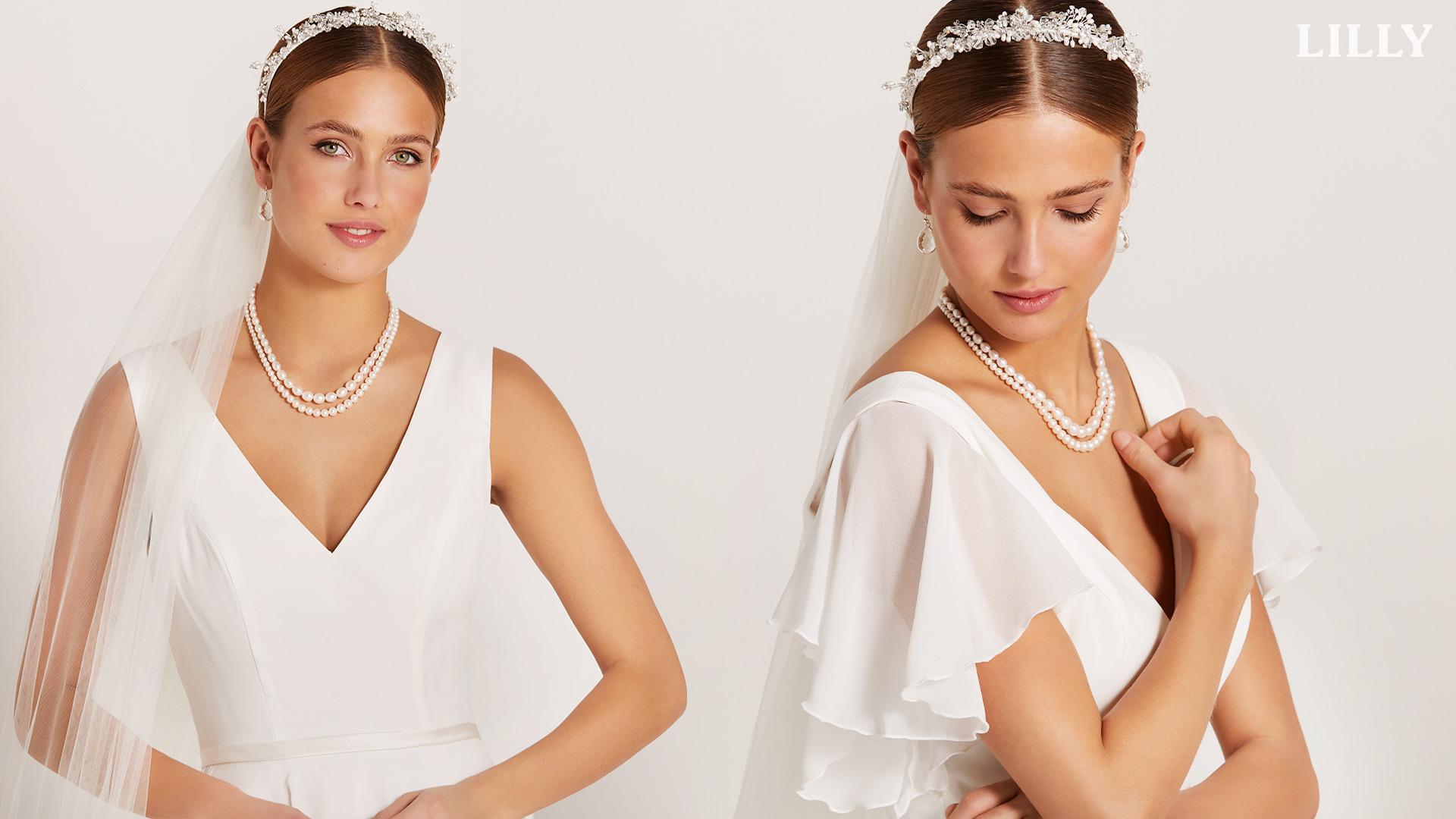 So kriegst Du Ärmel auf dein Brautkleid