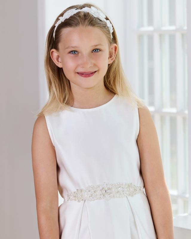 Lilly Kommunionkleid mit Glitzergürtel